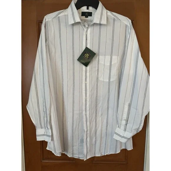 Club Room | Shirts | Club Room Mens Button Down Striped Dress Shirt Brand  New